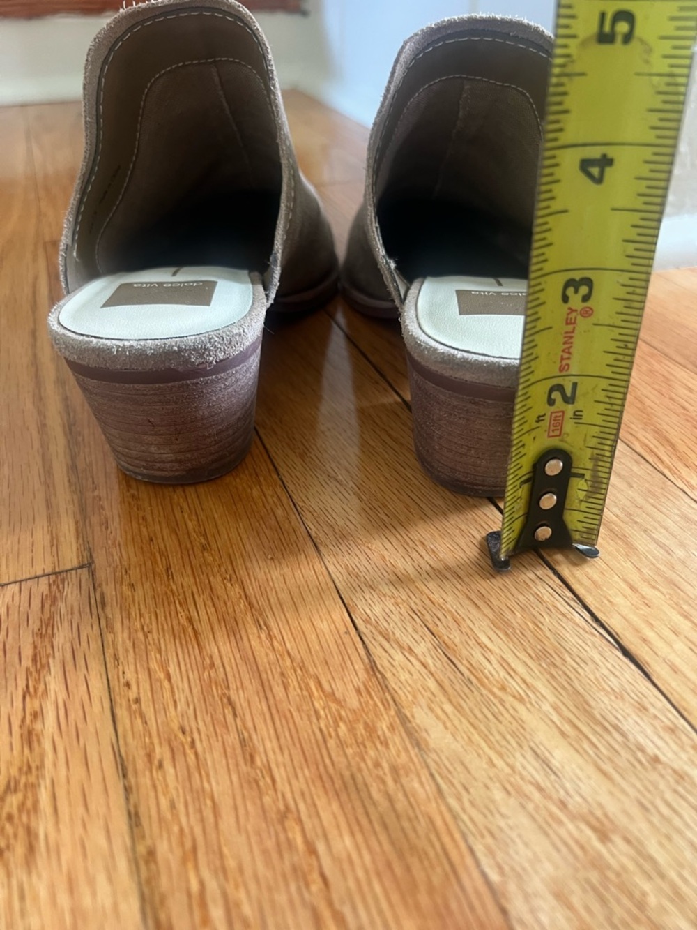 Dolce Vita Tan Suede Women's Mules 7.5 - Picture 12 of 12